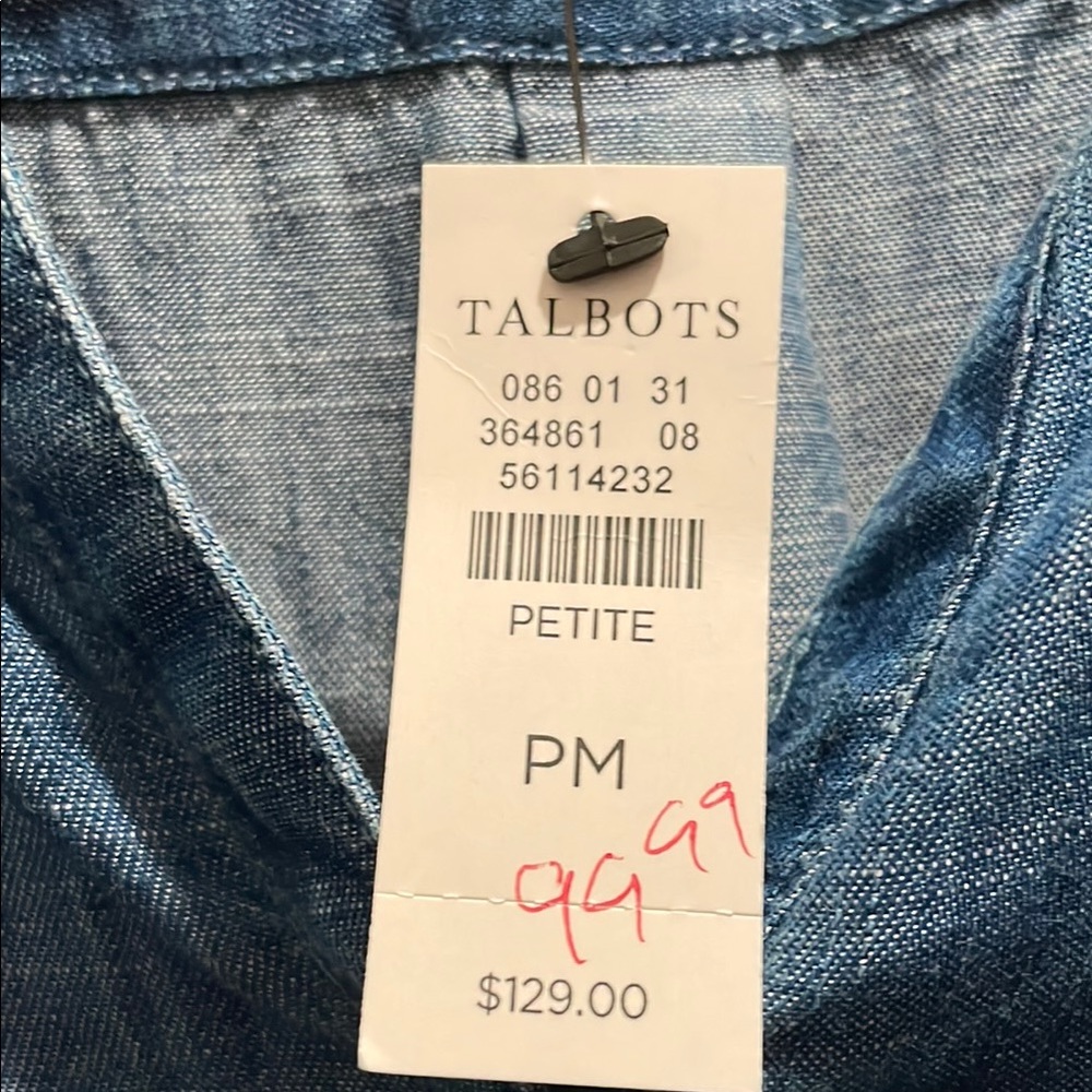 Talbots Blue Dress - Picture 2 of 13